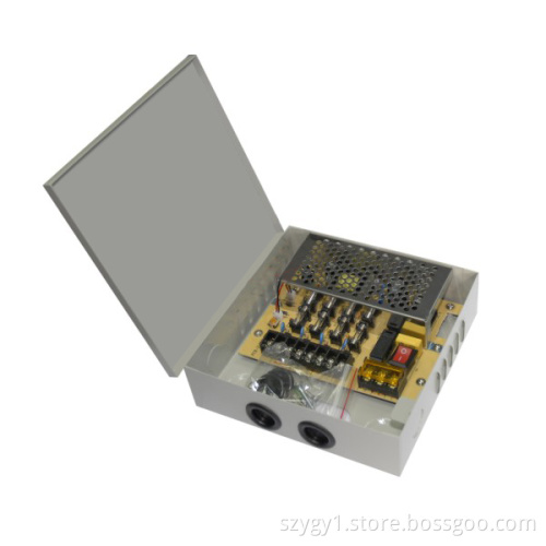 38W 12V3.2A 4-CH output 12V Power Supply for CCTV camera